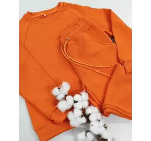 Дитячий весняний   костюм без капюшона колір помаранчевий 152,158