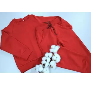 Дитячий весняний   костюм без капюшона колір червоний 164,170р