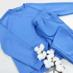 Дитячий весняний   костюм без капюшона колір джинс164,170