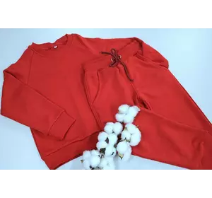 Дитячий весняний   костюм без капюшона колір червоний152,158