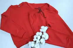 Дитячий весняний   костюм без капюшона колір червоний152,158