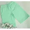 Дитячі та підліткові трикотажні шорти колір світлий мінт 98,104,110 Дитячі та підліткові трикотажні шорти колір світлий мінт 98,104,110