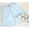 Дитячі та підліткові трикотажні шорти колір блакитний 134, 140,146 Дитячі та підліткові трикотажні шорти колір блакитний 134, 140,146