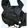 Дитячий чорний трикотажний костюм з утепленням 158, 164, 170