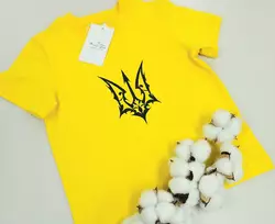 Футболка дитяча з принтом "Тризуб" 98, 104,110р Футболка дитяча з принтом "Тризуб" 98, 104,110р