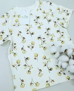 Футболка дитяча з принтом "Бавовна" 134,140,146 Футболка дитяча з принтом "Бавовна" 134,140,146