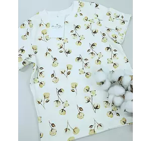 Футболка дитяча з принтом "Бавовна" 164, 170р Футболка дитяча з принтом "Бавовна" 164, 170р