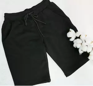 Дитячі та підліткові трикотажні шорти колір чорні 98,104,110 Дитячі та підліткові трикотажні шорти колір чорні 98,104,110