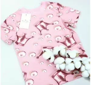 Футболка дитяча з принтом "Корона" 116, 122, 128р Футболка дитяча з принтом "Корона" 116, 122, 128р