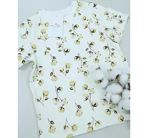 Футболка дитяча з принтом "Бавовна" 98, 104,110р Футболка дитяча з принтом "Бавовна" 98, 104,110р