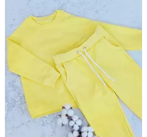 Дитячий весняний   костюм без капюшона колір жовтий 134,140,146 Дитячий весняний   костюм без капюшона колір жовтий 134,140,146