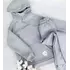 Дитячий сірий трикотажний костюм утеплений 158, 164, 170