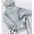 Дитячий  сірий трикотажний костюм з утепленням 116, 122, 128,134.